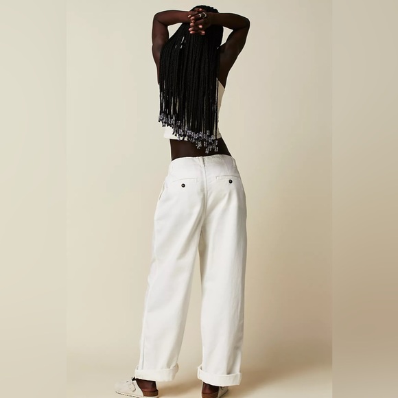 Free People Addy Chino Black Size 8 - Picture 6 of 7